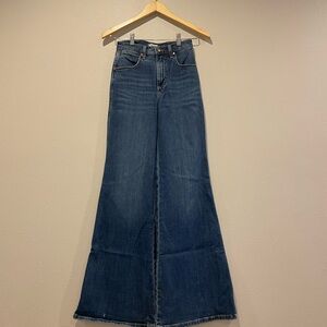 Women's Wrangler Dark Wash Wide Leg Jeans